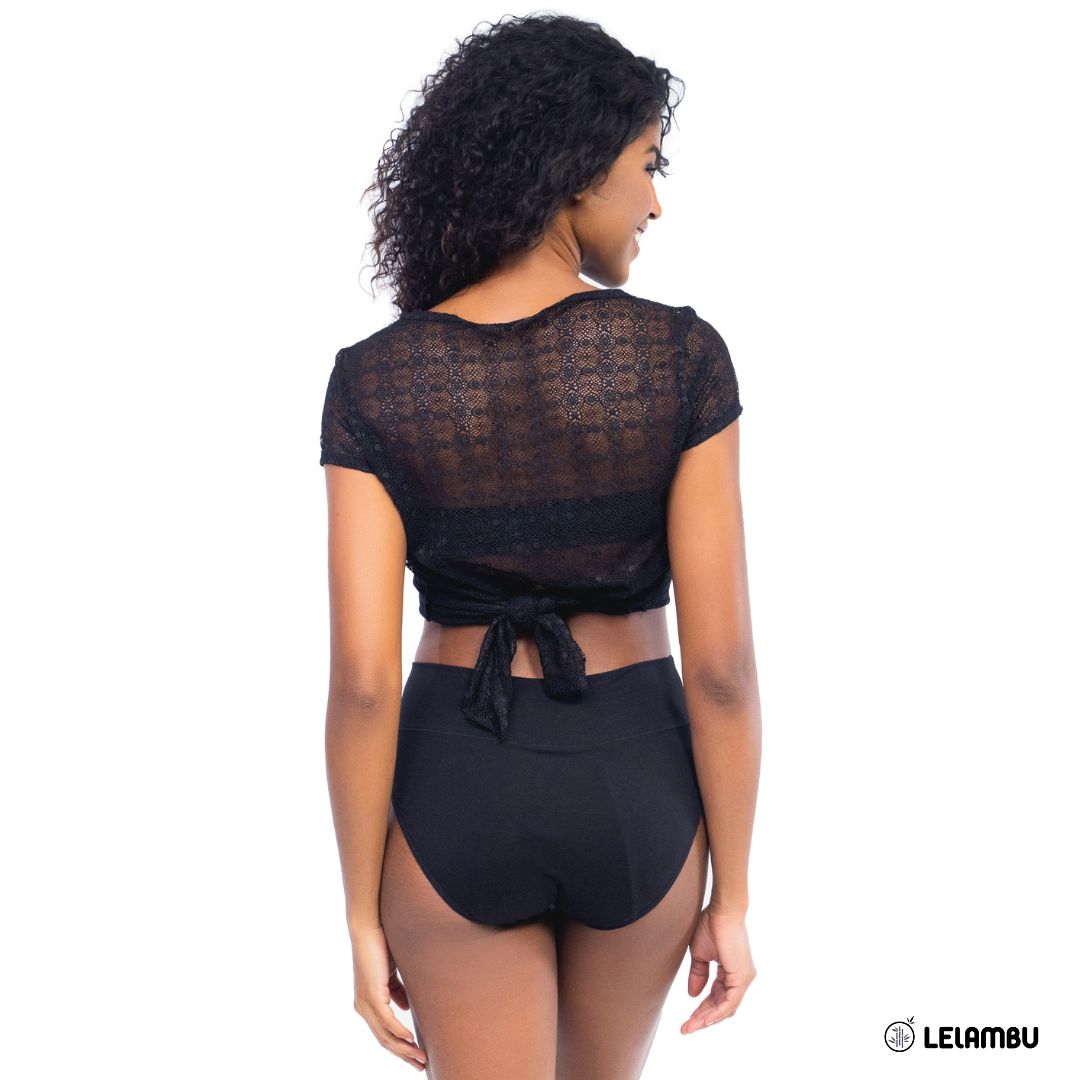 Mutande mestruali a vita alta Lelambu® Valerie