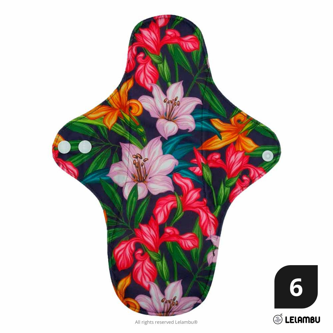 Assorbente ergonomico riutilizzabile in bambù (6 pz.)