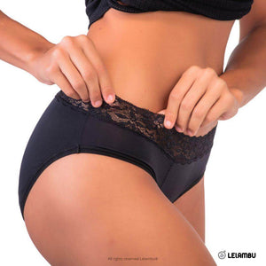 Calcinha absorvente Lelambu Elegance
